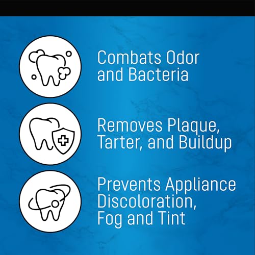ZENGATE Retainer Cleaner Tablets for Dentures, Retainers, Aligners & Night Guards – 120 Denture Cleaning Tablets, 3-Minute Deep Clean, Removes Odor, Plaque & Stains – FSA HSA Eligible - style: 1 Pack