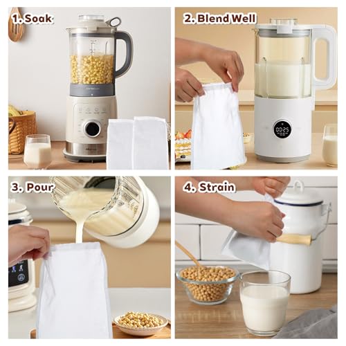 5 Pcs Nylon Brew Bags, Fine Mesh Brewing Bag Reusable Cold Brew Bags, 7.9 x 5.9 Inch Straining Bag for Beer, Wine, Cider, Mesh Strainer Steeping Bags - size: 7.9 x 5.9 Inch