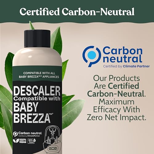 Roobi Descaling Solution Compatible with Baby Brezza. Specially Formulated to Clean & Descale Baby Appliances. Up to 2 Uses per Bottle, 2 Pack. Carbon Neutral. - style: Descaling Solution