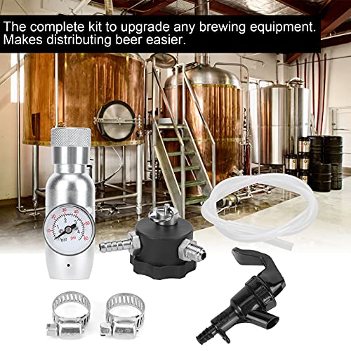 Stainless Steel Beer Dispenser Tap Kit Portable Homebrew Beer Kegging Equipment Accessories for Brewing Enthusiasts Craft Beer Lovers and Homebrewers