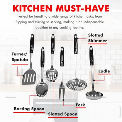 Chef Craft Select Meat Cooking Fork, 12 inch, Stainless Steel - size: 12 inch, style: Meat Cooking Fork