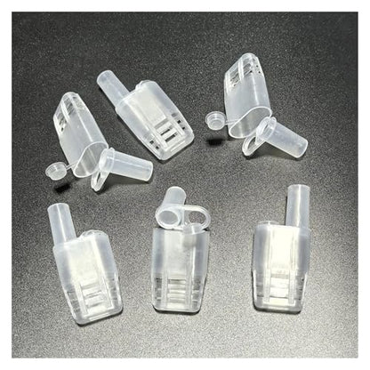 80 Pcs Bee Queen Cages Protection Queen Wangtaipu Bee Equipment Plastic White Safety Beekeep Cage Beekeeping Supplies