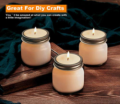 Mason Jars 8 oz 30 Pack- Small Mason Jars With Silver Lids -1/4 Quart Canning Jars| Storage Glass Jars With Lids For Jelly, Jam, Honey, Pickles - Spice Glass Jars - With 30 Chalkboard Labels - color: Silver