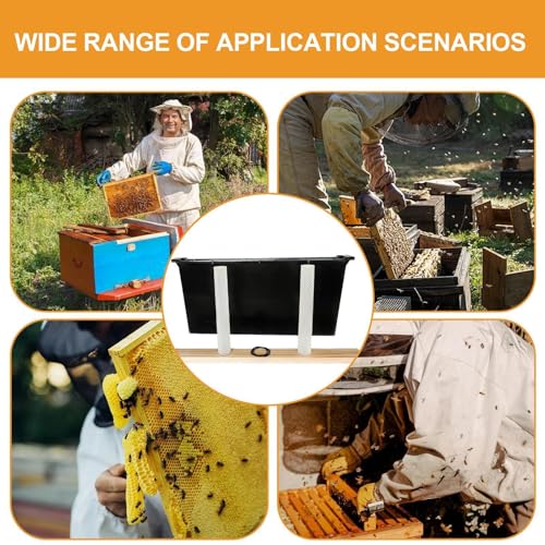 Bee Water Feeder 3.5L Bee Feeding Tool | Beekeeping Water Dispenser for Beekeeping, Apiary, Beehive, Hive, Honey, Feeding, Food - color: Black