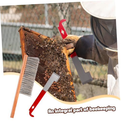 VICASKY Beehive Tool Complete Kit for Bee Keeping Brush Metal Hook for Beginners