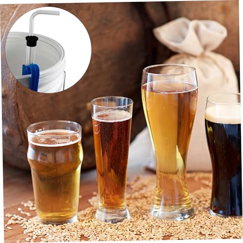 14 Inch Auto Siphon Pump with Tubing and Clamp, Clear Wine Making Kit for Small Batch Beer Kombucha and Wine Brewing