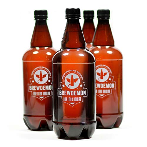 Premium Beer Kit Bonus with Bottles - Conical Fermenter Eliminates Sediment and Makes Great Tasting Home Made Beer - 1 Gal. Pilsner, Stout, and IPA Recipes