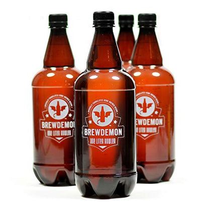 Premium Beer Kit Bonus with Bottles - Conical Fermenter Eliminates Sediment and Makes Great Tasting Home Made Beer - 1 Gal. Pilsner, Stout, and IPA Recipes