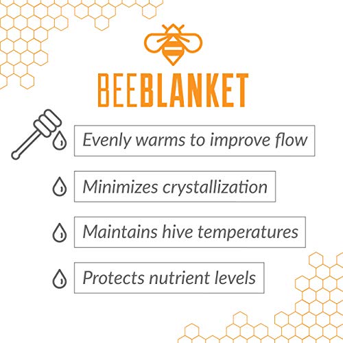 Powerblanket BB05GV Bee Blanket Honey Heater, 5 gal Pail Heater with Cutout for Gate Valve, Charcoal Gray - size: 5-Gallon (Gate Valve), style: 120 V