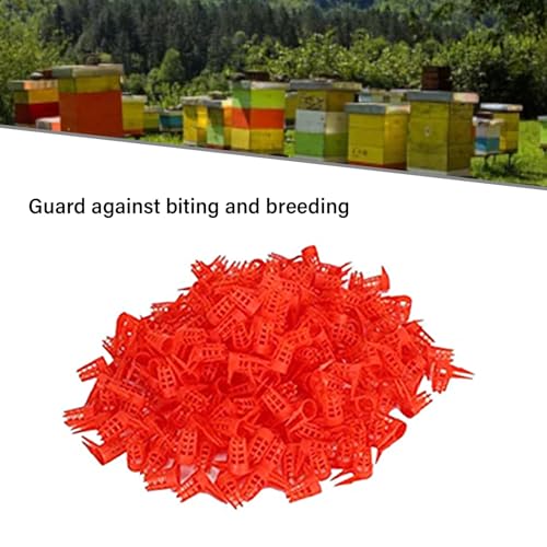 20Pcs Queen Bees Cages Opening Bees Queens Cage Protective Cell Beekeeping Rearing Cup Protective