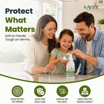 Avant® Alcohol-Free Foaming Hand Sanitizer, 18 oz Bottle 2-Pack bulk - size: 18 Fl Oz (pack of 2)