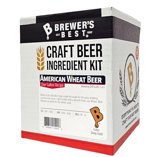 Home Brew Ohio Best One Gallon Home Brew Beer Ingredient Kit (American Wheat Beer)