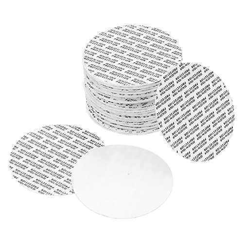 PATIKIL 70mm/2.76" Foam Lid Liner, 50Pack PS Foam Resistant Tamper Pressure Sensitive Seal for Bottle Cap Liners Seals, White - size: 70mm