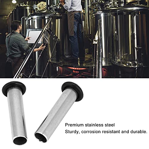 2Pcs Stainless Steel Dip Tube Gas in Homebrew Lock Corny Keg Liquid for Beer Brewing