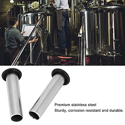2Pcs Stainless Steel Dip Tube Gas in Homebrew Lock Corny Keg Liquid for Beer Brewing