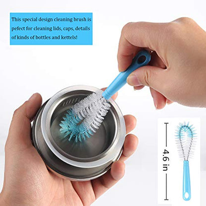 ALINK Bottle Cleaning Brush Set for Long Narrow Neck Bottles