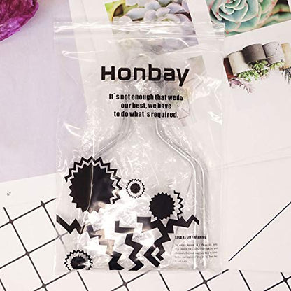 Honbay 2PCS Stainless Steel Butter Cheese Wire Cutters Slicers Knives for Kitchen (large) - size: large