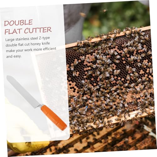 Stainless Steel Uncapping Knife Handle for Efficient Honey Extraction Essential Beekeeping Tool for Easy Saving Honey Scraping