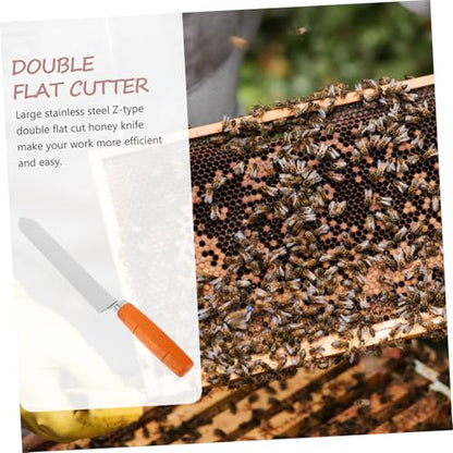 Stainless Steel Uncapping Knife Handle for Efficient Honey Extraction Essential Beekeeping Tool for Easy Saving Honey Scraping