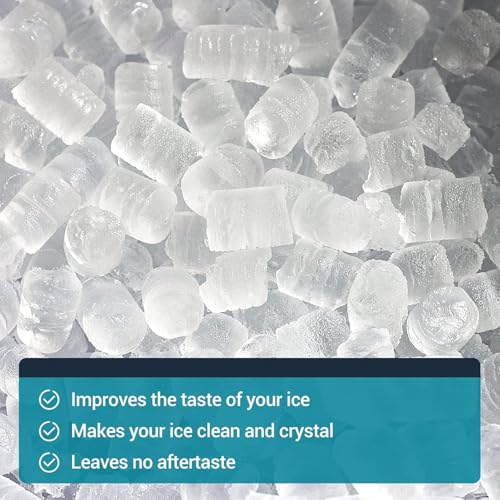 Gevi Household Ice Maker Descaling Powder | 4 Use & Individually Packed for Each Use | Organic Citric Acid Descaler Compatible with All Major Brands
