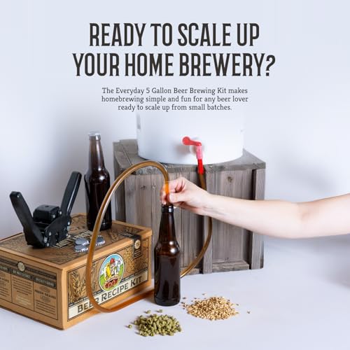 Craft A Brew - The Everyday 5 Gallon Beer Brewing Kit - Oktoberfest Recipe - Easy for Beginners - At Home Beer Making Kit - Equipment, Ingredients & Instructions Included - Brews 5 Gallon Batch