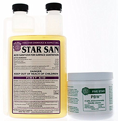Home Brew Ohio Star San 32 oz. and PBW 1 lb.