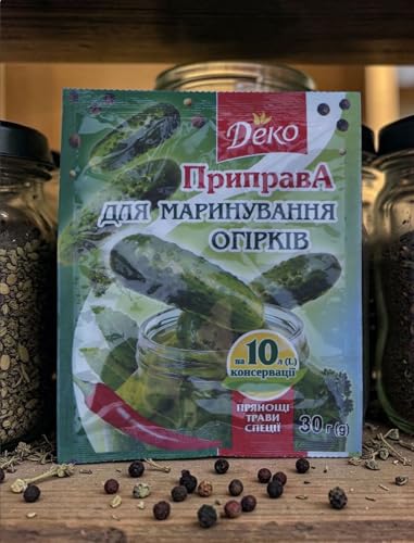 Traditional Ukrainian/Russian seasoning mix for Pickled and Salted Cucumbers, 1 pack for 10 liters (Cucumbers)