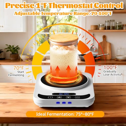 Bread Riser Fermentation Heating Pad Sourdough Starter Warmer