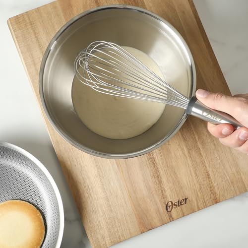Oster Chadswyck 12.4” Stainless Steel Whisk, Balloon Whisk for Mixing, Beating & Whipping, Ergonomic Handle, Dishwasher Safe - color: Chadswyck (12.4" Whisk)