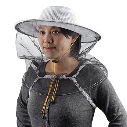 Beekeeping Veil Hat Bee Keeper Hunting Net Cap Beekeepers Costume Gnats Insect Bug Mosquito Mesh Hats for Men Women