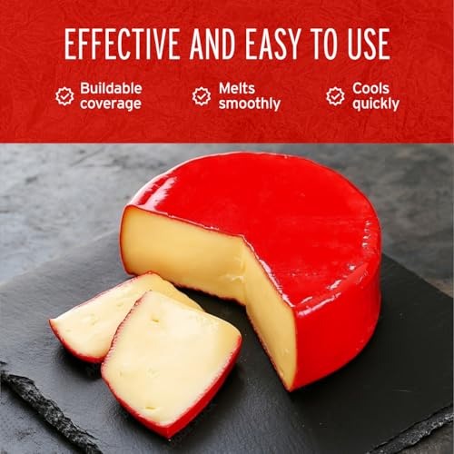 Blended Waxes, Inc. Cheese Wax Block - Black - 1 Block (1, Red) - color: Red