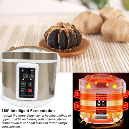 INTBUYING 6L Black Garlic Fermenter，Garlic Ferment，Black Garlics Ferment Pot，Full Automatic Intelligent Control Black Garlics Maker Black Garlic Maker