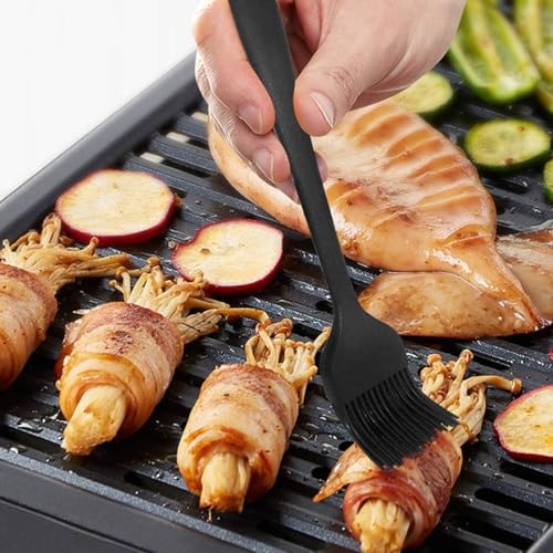 High-Temperature Pastry Brushes, 2-Pack Heat-Resistant basting Tools for Baking and Grilling.