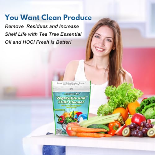 Solutions HOCL - Vegetable and Fruit Cleaner - 500Grams Pack