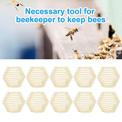 Fdit 10Pcs Plastic Beekeeping Queen Needle Type Bee Cage Queen Cage Beekeeper Tool Beekeeping Equipment