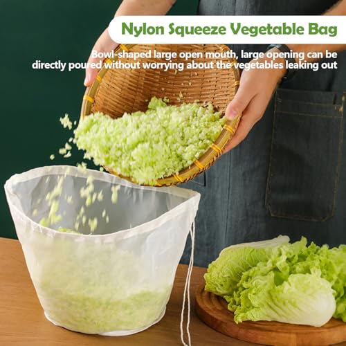 Cheese Cloth Bag For Straining, Nut Milk Bag - Reusable Straining Bags For Nut Milk, Soy Milk, Dumpling Fillings, And More (3, M) - size: M
