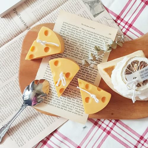 Cheese Shape Silicone Candle Mold Scented Mousse Cake Moulds Soap Mold Chocolate Fondant Pastry Baking Decorating Tools Bakeware
