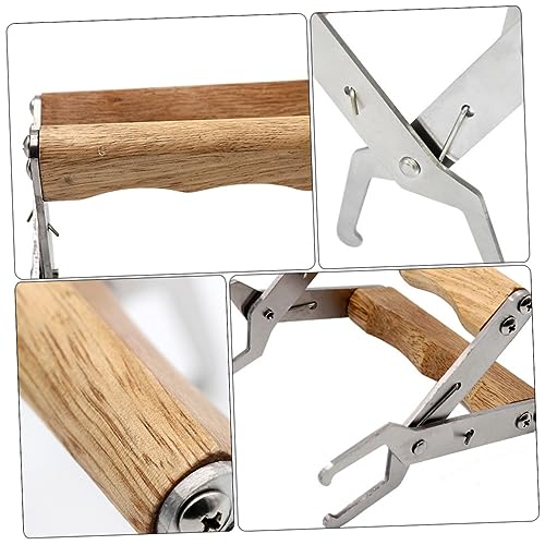 Stainless Steel Beehive Frame Holder Spleen Lifter Clip Tool for Beekeeping Easy Grip Frame Lifter for Harvesting and Hive Inspections