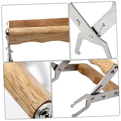 Stainless Steel Beehive Frame Holder Spleen Lifter Clip Tool for Beekeeping Easy Grip Frame Lifter for Harvesting and Hive Inspections