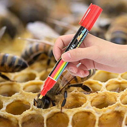 Queen Bee Pen, Beekeeping Tools Queen Bee Marking Pen Set Bee Keeping Pen (Red)