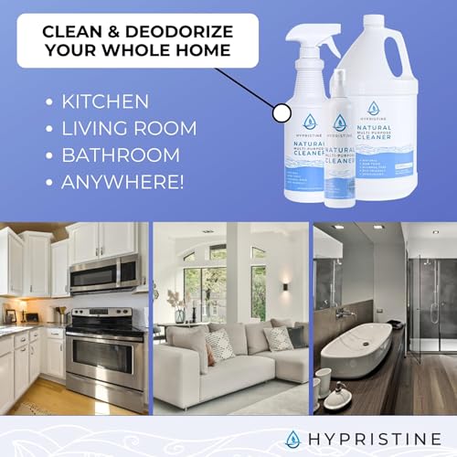 Hypristine Natural Multipurpose Surface Cleaner, 32oz Spray & 2 Pack of 1 Gallon Bottles - size: 288 Fl Oz (Pack of 3)