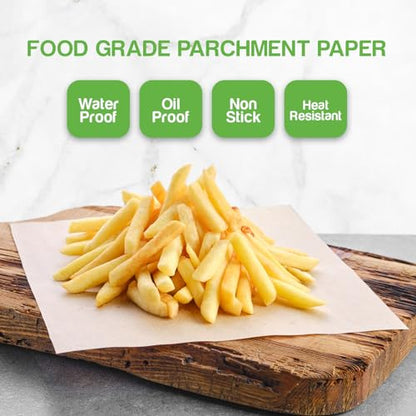 Patty Paper - Hamburger press Patty Paper Sheets 4.75x5" - 1000 Non stick Wax Burger Patty paper Squares for Burger Press, Freezing & More - size: 4.75"x5"