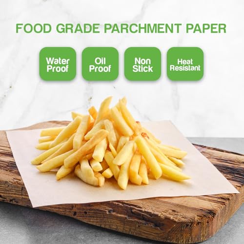 Patty Paper - Hamburger press Patty Paper Sheets 5.5x5.5" - 1000 Non stick Wax Burger Patty paper Squares for Burger Press, Freezing & More - size: 5.5"x5.5"