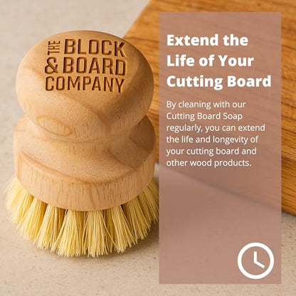 Specialist Board Cutting Board Soap by the Block & Board Company | Food Grade Finishing Wax for Wood, & Butcher Block, and Countertop | Preserves Wood | Food Grade Cleaning Solution | 8.5oz/250ml - size: Soap
