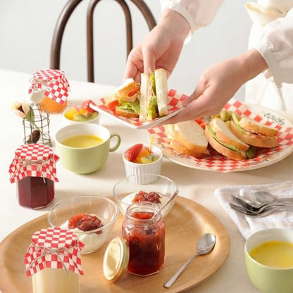 Beeswax Wraps for Food 14x52" Beeswax Food Wraps Reusable Wax Paper Roll Waxed Paper & Bowl Covers Organic & Sustainable Alternative to Aluminum Foil & Plastic Wrap Honeycomb Classic Checkered