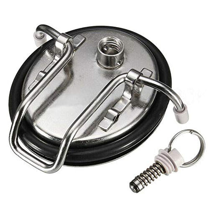 Cornelius 304 Stainless Steel Keg Lid with SS Pressure Relief Valve & New O-ring - color: Replacement Keg Lid