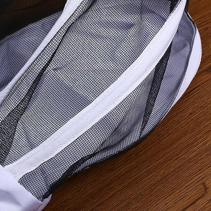 Full Body Beekeeping Suit Veil Men Beekeeping Suit for Protection XXL White