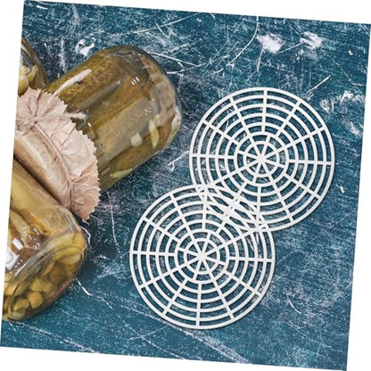 Reusable Fermenting Mesh Pickle Pressing Tool Set 5pcs Fermentation Accessory for Vegetable Pickling Material Suitable for Home Fermentation