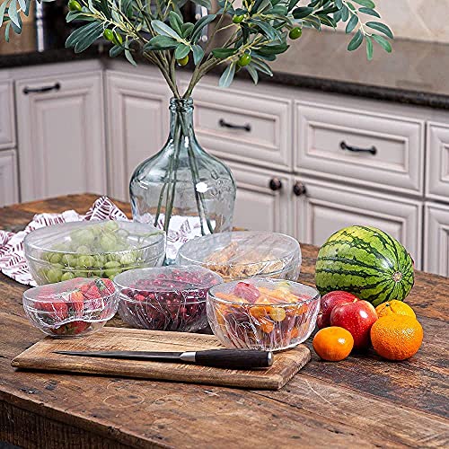 Fresh Keeping Bags - Reusable Elastic Food Storage Covers with Elastic Edging - Stretch Plastic Wrap Bowl Covers (100Pcs) - color: 100Pcs