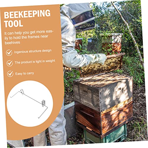VICASKY 1pc Portable Bee Frame Holder Bee Hive Stand Beekeeping Supplies Easy Hanging Beehive Rack